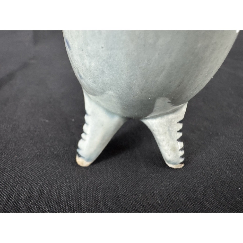 Vintage Tonala Mexico Pottery Hand Painted Bird 9" Long 6.5" Tall Read Note - Picture 8 of 16